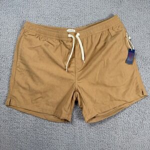 Simply Southern Mens Corduroy Shorts Tan XL NWT Elastic Waist Casual Summer